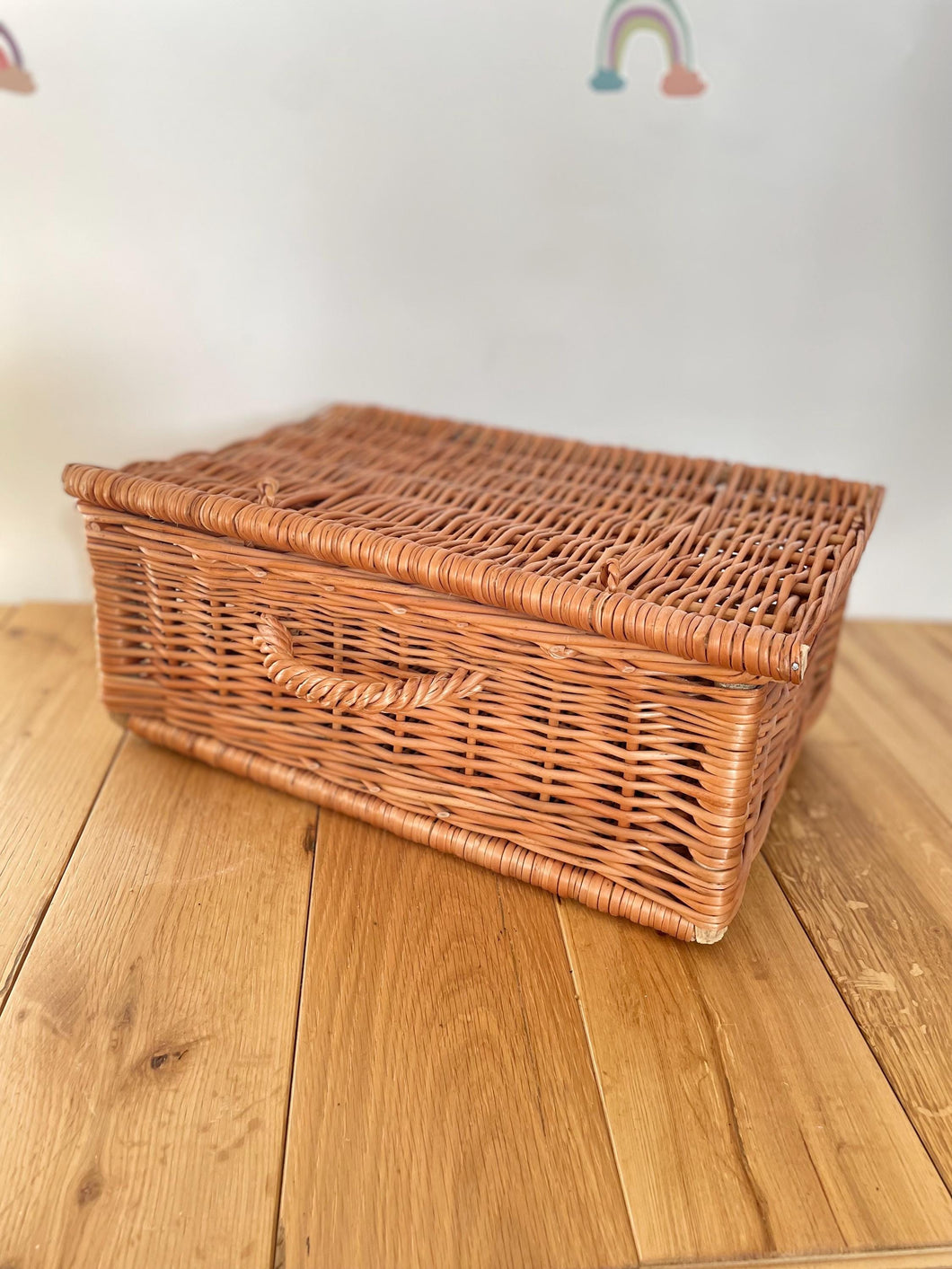 Wicker humper basket, wicker suitcase, humper basket, wicker organiser, wicker storage basket,