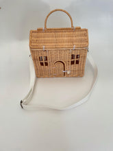 Load image into Gallery viewer, Wicker kids house bag
