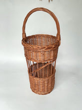 Load image into Gallery viewer, Umbrella Basket With Handle, Umbrella Stand, Wicker Umbrella Storage, Country Wicker Umbrella Stand
