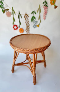 Wicker table and 1 chair set, rattan table set,  rattan chair, kids wicker table set, wicker set, rattan set, eco fiendly set