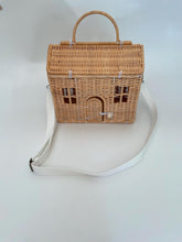 Load image into Gallery viewer, Wicker kids house bag
