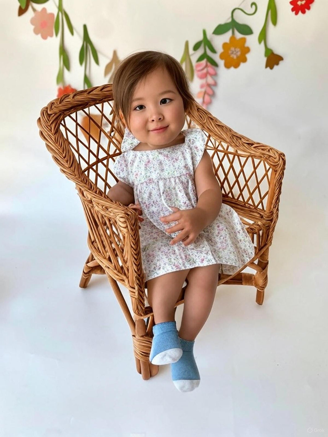Wicker kids chair, Wicker baby chair, photoshoot chair, rattan chair, toddler chair, kids wicker armchair, kids rattan chair, natural