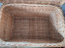 Load image into Gallery viewer, STORAGE basket LARGE toy storage, storage basket,  storage wicker basket kids room, basket with lid, rattan basket, wicker basket
