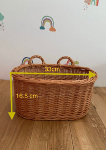 Hanging basket, wall basket, hanging rattan basket, wall basket, storage basket, large