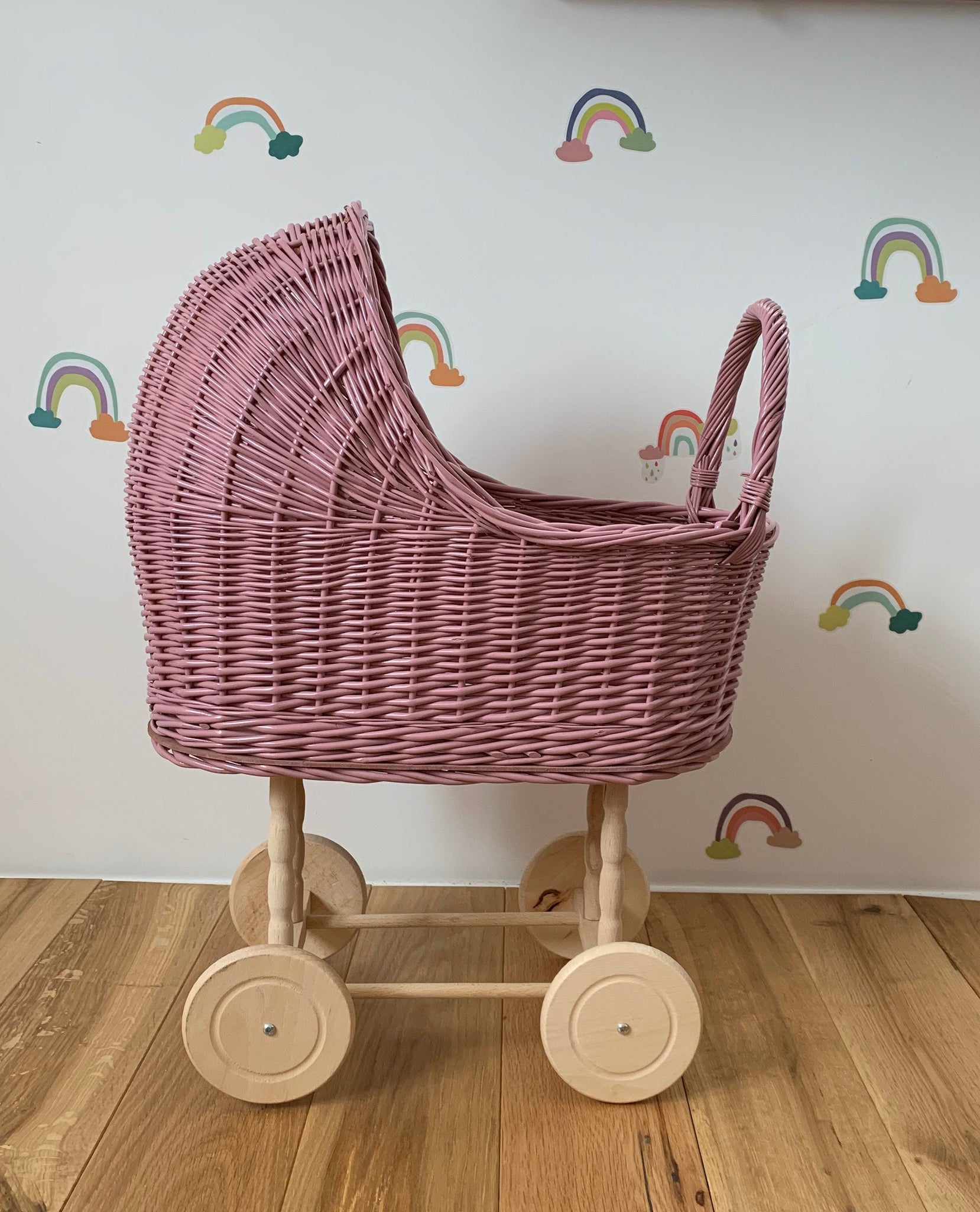 Lilu wicker shop dolls pram