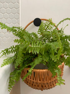 Wall hanging basket, hanging basket, flower basket, plant basket, Light grey