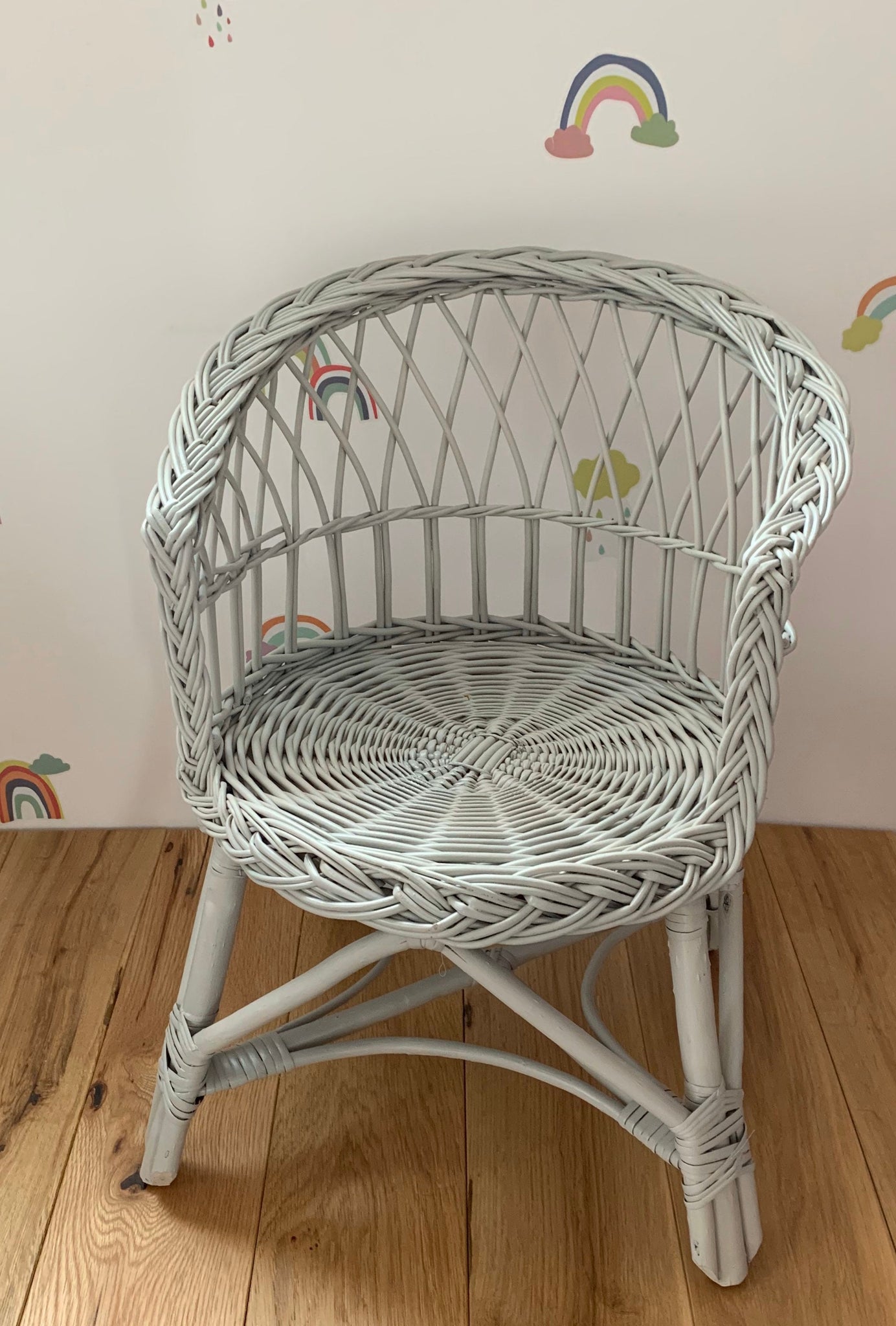 Childs sale rattan chair