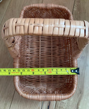 Load image into Gallery viewer, Easter basket egg hunt basket sensory basket storage basket flower basket, FLOWER GIRL BASKET,  size M
