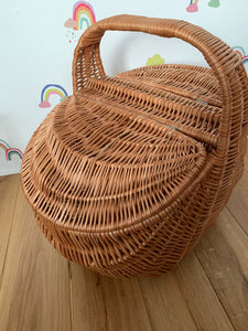 NATURAL picnic basket storage basket sensory basket