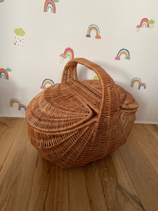 NATURAL picnic basket storage basket sensory basket