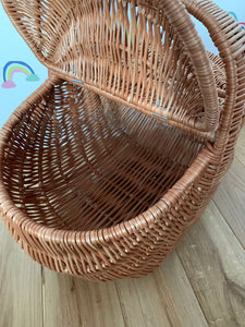 NATURAL picnic basket storage basket sensory basket