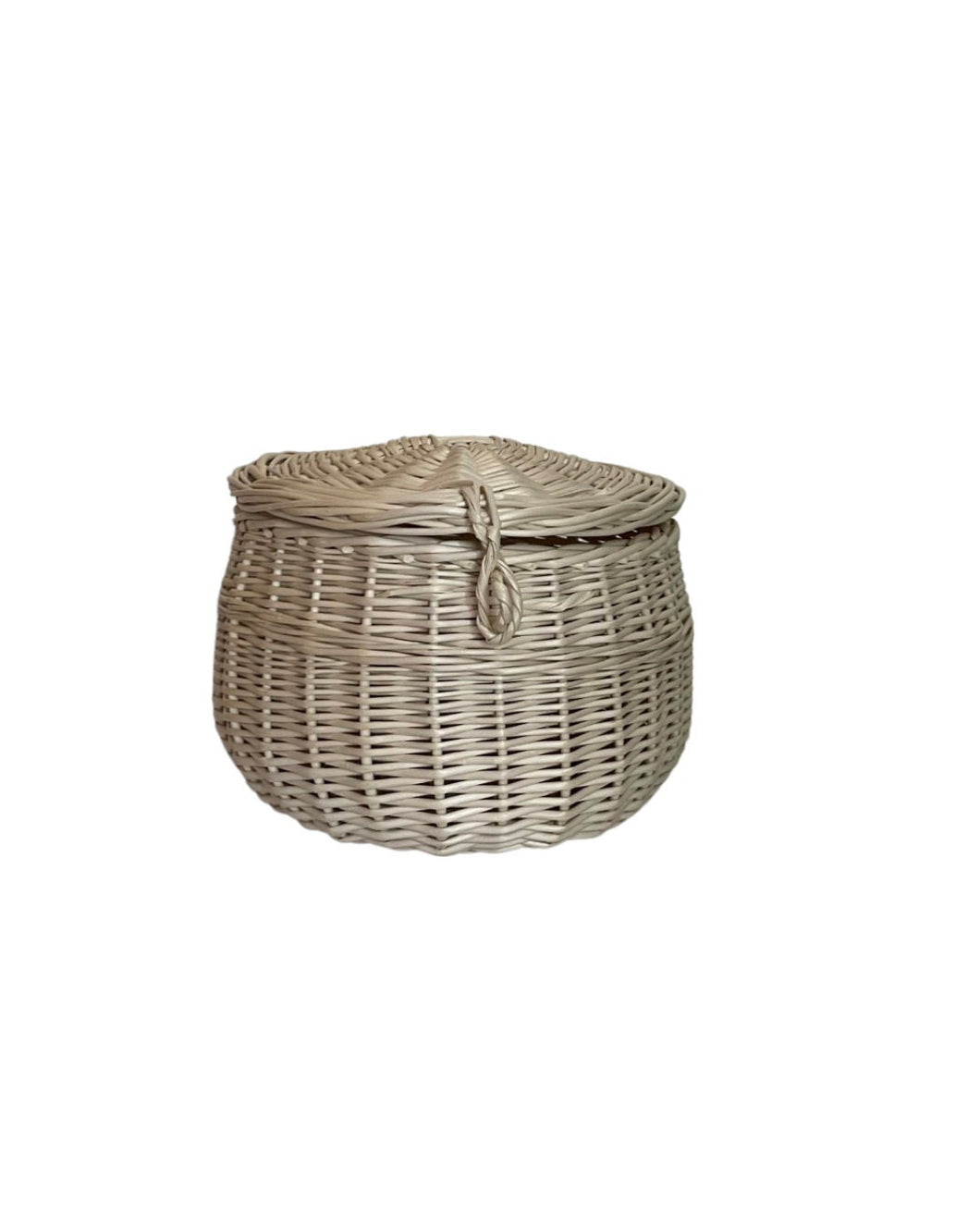 OFF White White Large storage basket kids interior storage wicker basket kids room, basket with lid, rattan basket, wicker basket