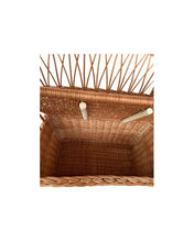 Load image into Gallery viewer, Natural wicker sofa with under seat storage FREE UK DELIVERY
