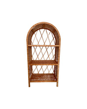 Load image into Gallery viewer, Wicker bookcase wicker shelf wicker cabinet kids interior
