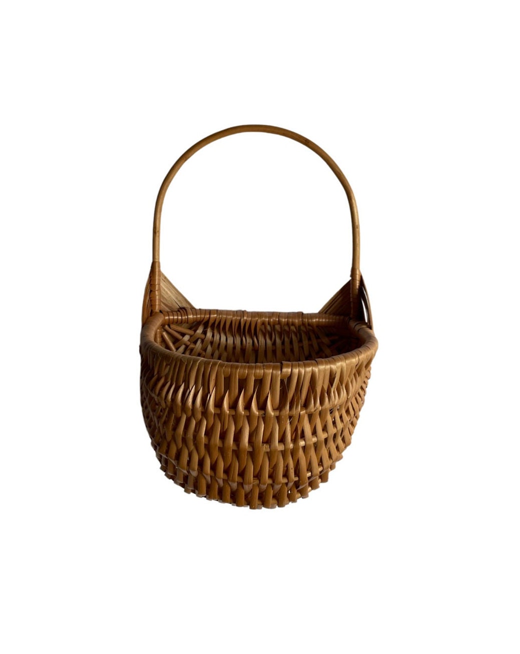 NATURAL Wall hanging basket for accessories kids room kids decor flower basket