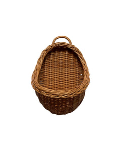 Wicker hanging basket, wicker wall basket NATURAL