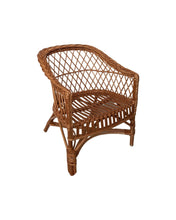 Load image into Gallery viewer, Wicker kids chair, rattan chair, toddler chair,  NATURAL
