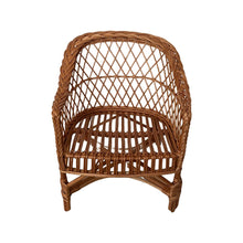 Load image into Gallery viewer, Wicker kids chair, rattan chair, toddler chair,  NATURAL
