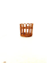 Load image into Gallery viewer, Set of 6 Wicker Rattan Drinking Glass Holders
