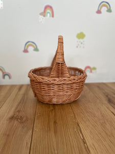 Easter wicker basket | flower basket |sensory basket | wicker basket, flower girl basket, wedding basket, basket UK