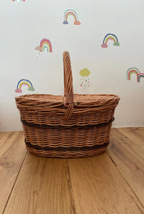 Picnic basket | kids picnic basket, kids basket, kid, sensory basket | storage basket | makeup basket