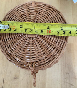 Wicker basket, rattan basket, flower basket, sensory basket, storage basket with lid