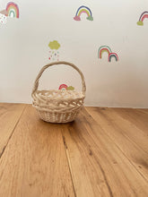 Load image into Gallery viewer, Easter basket | wicker Easter basket | wicker basket | egg hunting basket | Easter rattan basket | Easter bunny basket, basket UK S
