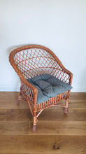 Load image into Gallery viewer, Wicker chair, rattan chair, patio chair, conservatory furniture, Adult chair, adult wicker chair, garden furniture with cushion.
