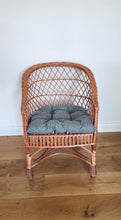 Load image into Gallery viewer, Wicker chair, rattan chair, patio chair, conservatory furniture, Adult chair, adult wicker chair, garden furniture with cushion.
