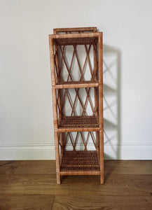 Wicker bookcase, wicker shelf, wicker cabinet, wicker furniture, kids wicker shelf, bedside cabinet, rattan cabinet, bedside cabinet,