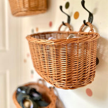 Load image into Gallery viewer, HANGING basket,  natural wall basket, wall Large basket, hanging rattan basket
