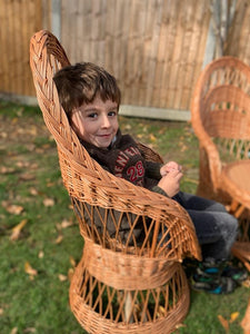 Wicker chair, rattan chair, toddler chair, kids chair, wicker armchair, child chair, child wicker furniture, baby armchair, Luxury chair