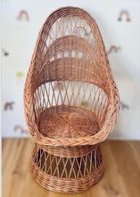 Load image into Gallery viewer, Wicker chair, rattan chair, toddler chair, kids chair, wicker armchair, child chair, child wicker furniture, baby armchair, Luxury chair
