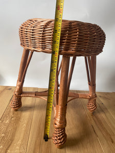 Wicker stool, rattan stool,  kids chair,  baby chair,  kids wicker chair,  wicker chair, rattan chair, baby stool,  natural,  medium