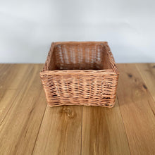 Load image into Gallery viewer, Square storage basket, wicker basket
