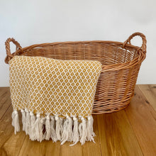 Load image into Gallery viewer, Wicker basket, Laundry basket, French style laundry basket, Oval Basket
